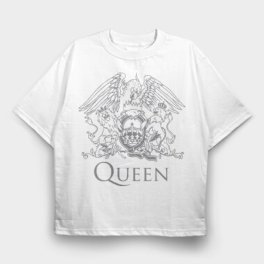 Royal Crown Emblem, Tricou Oversize Barbati (Unisex)