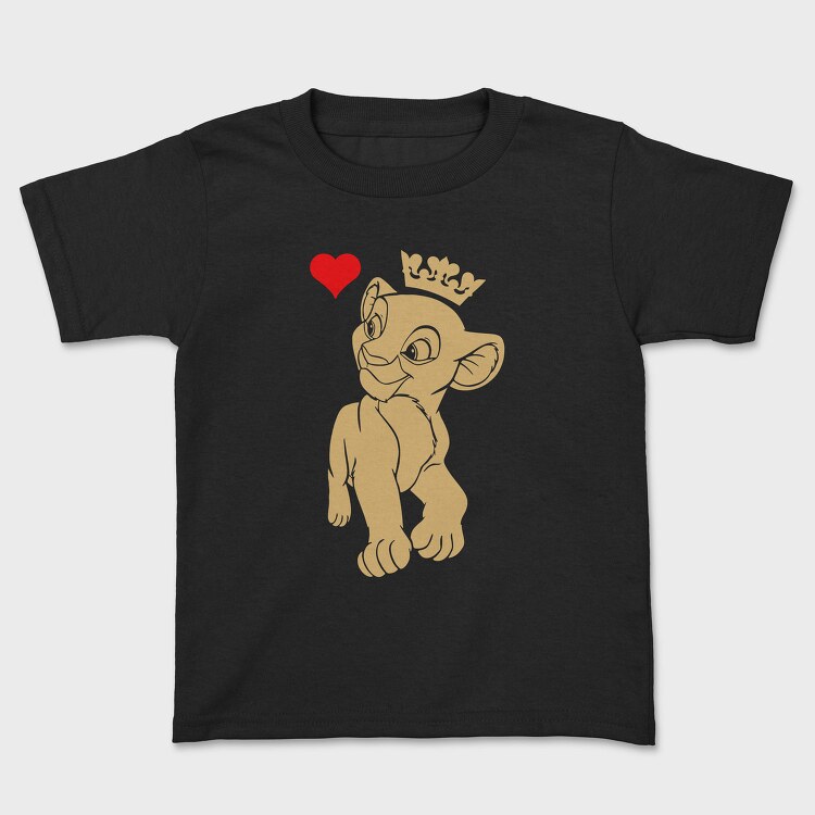 Simba Crown Heart, Tricou Copii