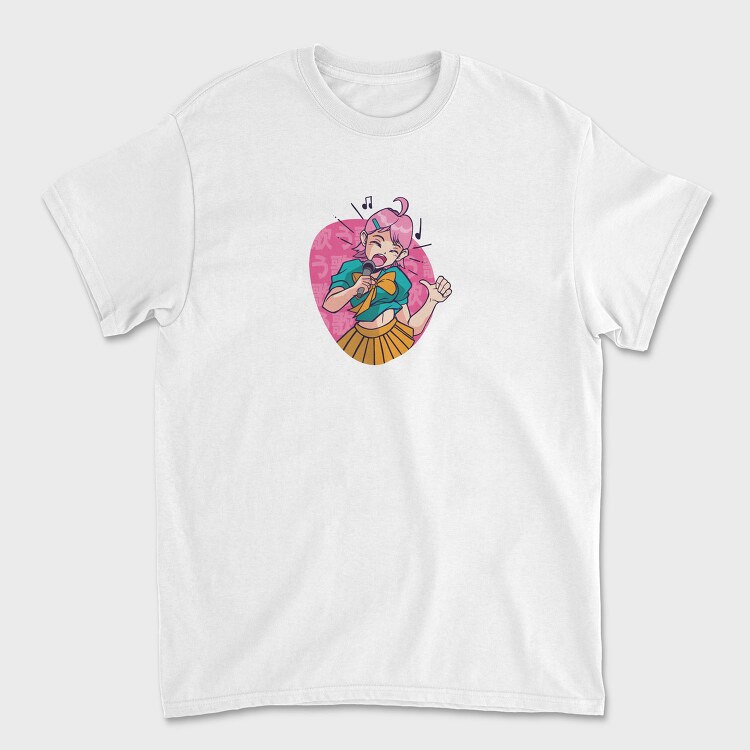 Singing Girl Karaoke, Tricou Barbati (Unisex)