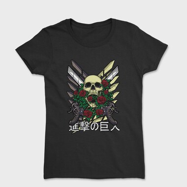 Skull Roses Guns, Tricou Femei