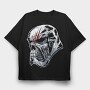 Skull Scream, Tricou Oversize Barbati (Unisex)