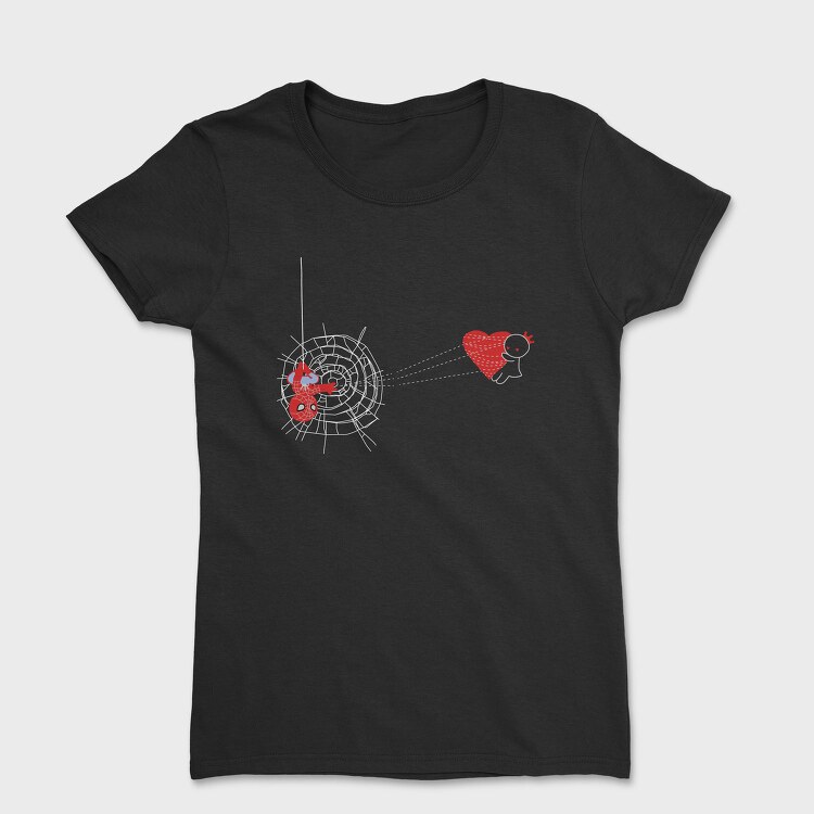 Spider Heart Love, Tricou Femei
