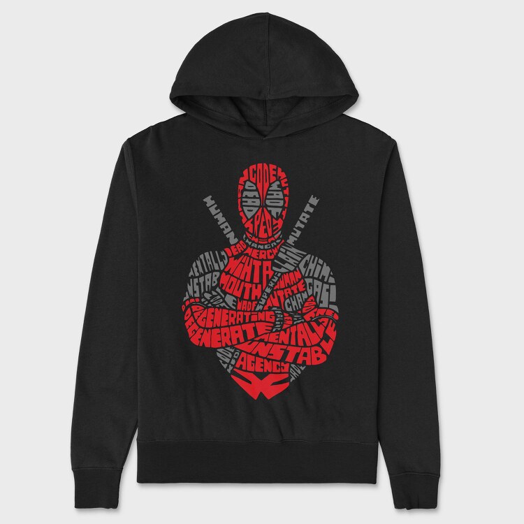 Spiderman Mutate, Hanorac Oversize Barbati (Unisex)