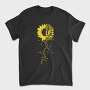 Sunflower Smile Life, Tricou Barbati (Unisex)