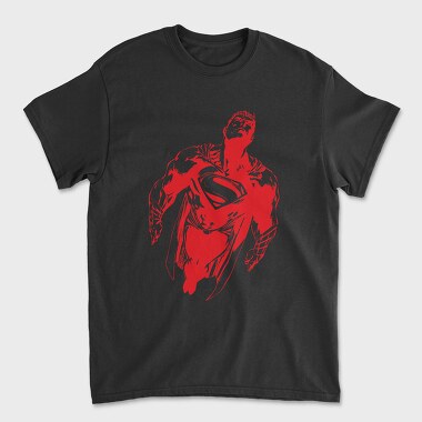 Superman Red, Tricou Barbati (Unisex)