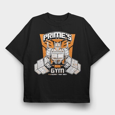 Transformer Face, Tricou Oversize Barbati (Unisex)