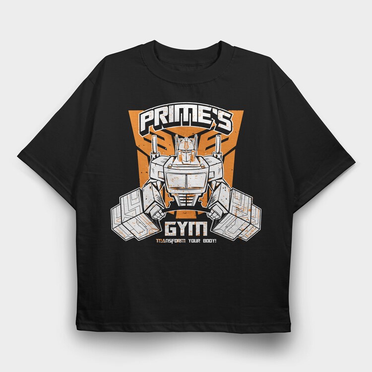 Transformer Face, Tricou Oversize Barbati (Unisex)