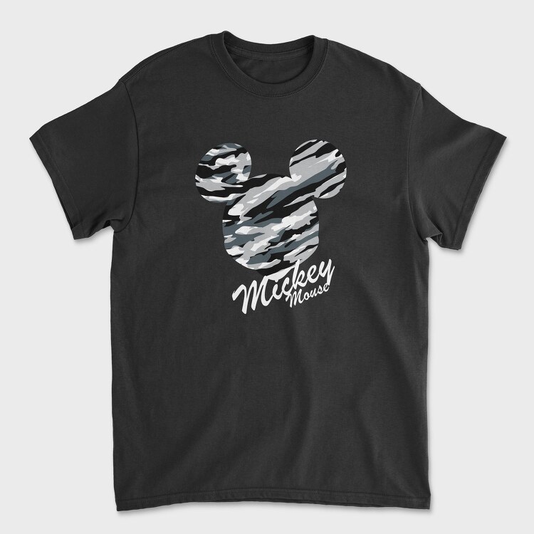 Zebra Mickey Ears, Tricou Barbati (Unisex)