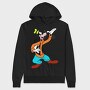 Cartoon Retro Goofy 4, Hanorac Oversize Barbati (Unisex)