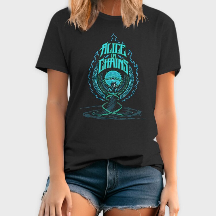 Alice In Chains Eye, Tricou Barbati (Unisex)