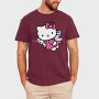 Cartoon Retro Hello Kitty 2, Tricou Barbati (Unisex)