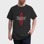 Red X Flame, Tricou Barbati (Unisex)