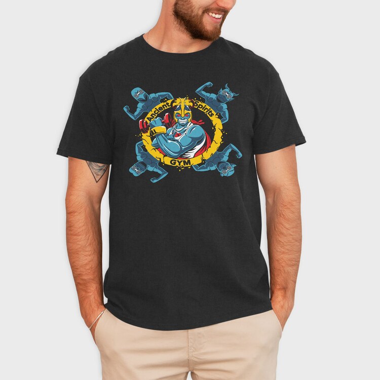 Ancient Spirits Gym, Tricou Barbati (Unisex)