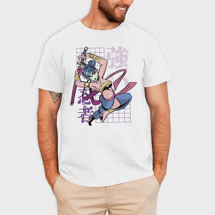 Ninja Warrior Stance, Tricou Barbati (Unisex)