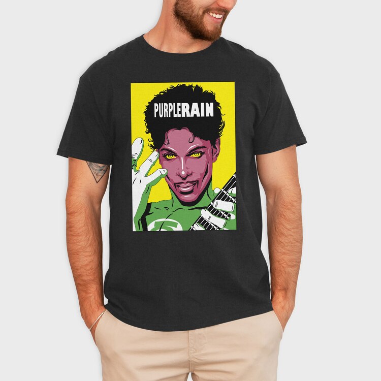 Purple Rain, Tricou Barbati (Unisex)