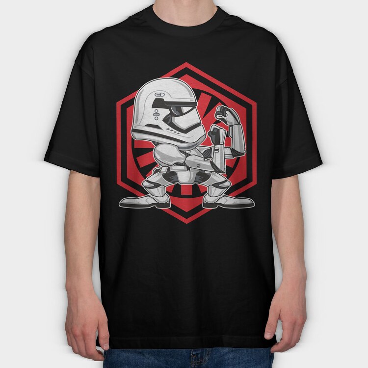 Stormtrooper Salute, Tricou Oversize Barbati (Unisex)