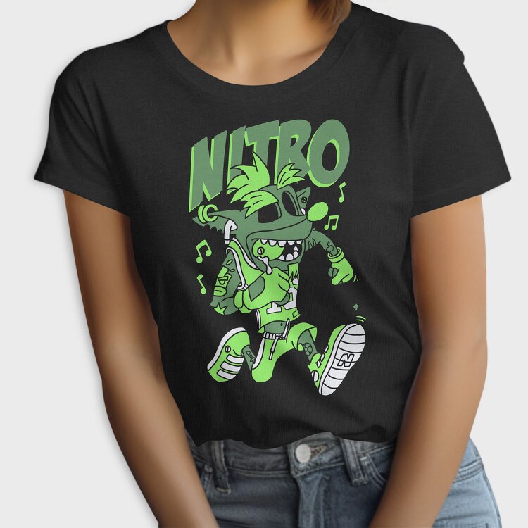 Nitro Green Monster, Tricou Femei