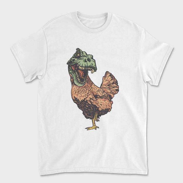 Tricou Barbati (Unisex), Chicken Rex