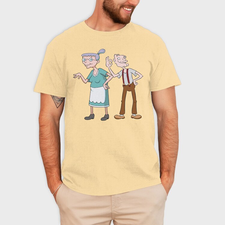Cartoon Retro Hey Arnold 3, Tricou Barbati (Unisex)