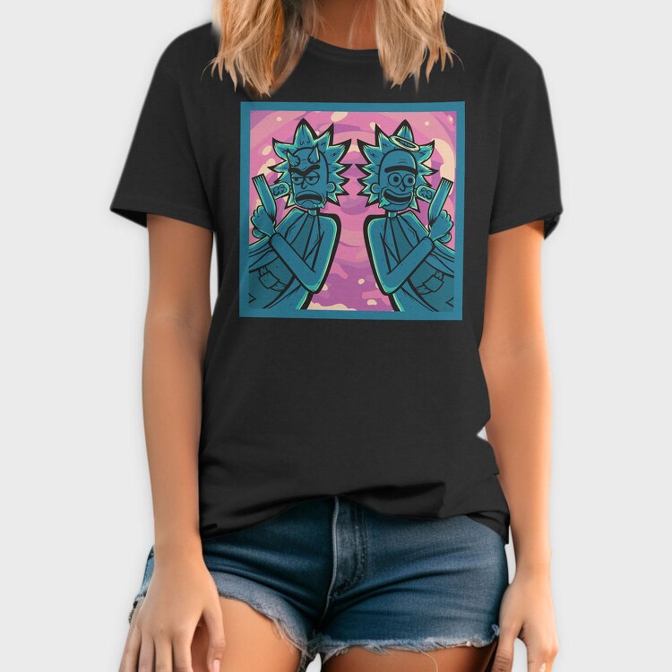 Rick And Morty Space, Tricou Barbati (Unisex)