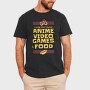 Anime Game Food Fest, Tricou Barbati (Unisex)
