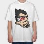Stormtrooper Visage, Tricou Oversize Barbati (Unisex)