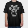 Roaring Lion Face, Tricou Oversize Barbati (Unisex)