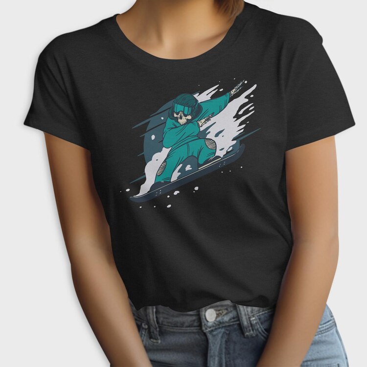 Dabbing Skeleton, Tricou Femei