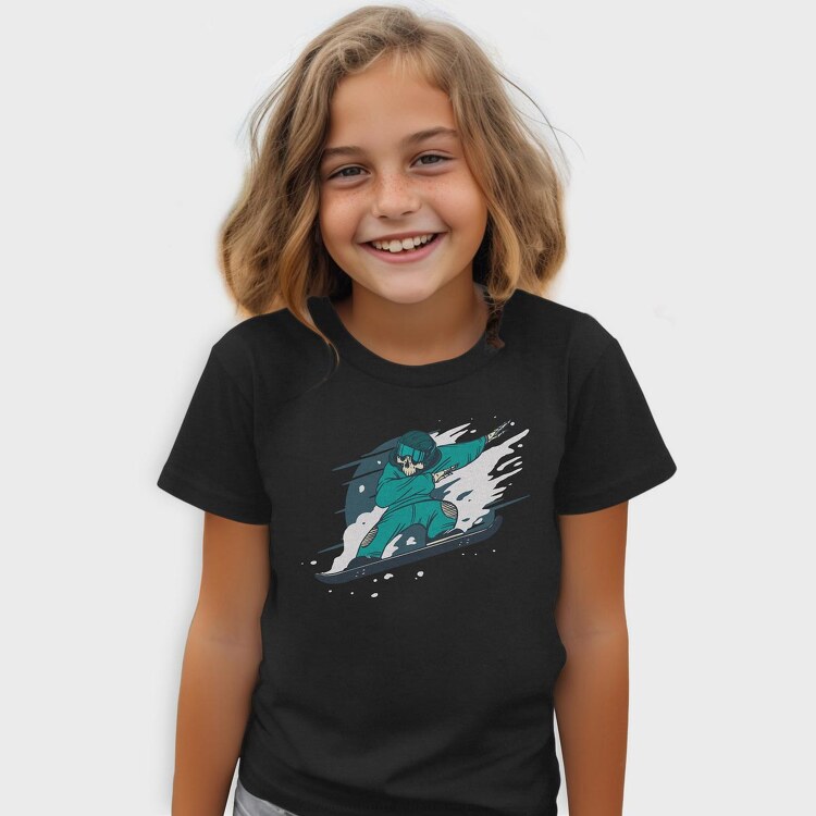 Dabbing Skeleton, Tricou Copii