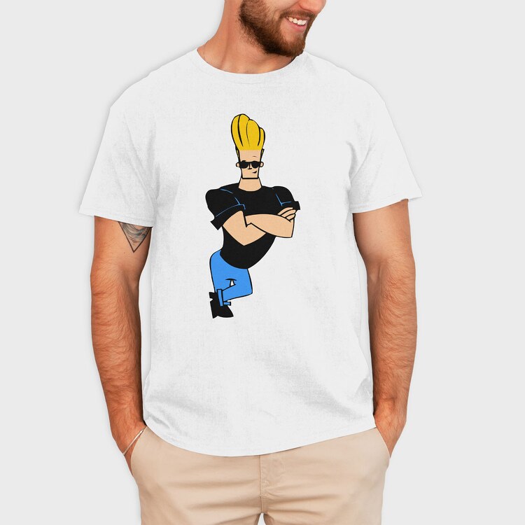 Cartoon Retro Johny Bravo 5, Tricou Barbati (Unisex)
