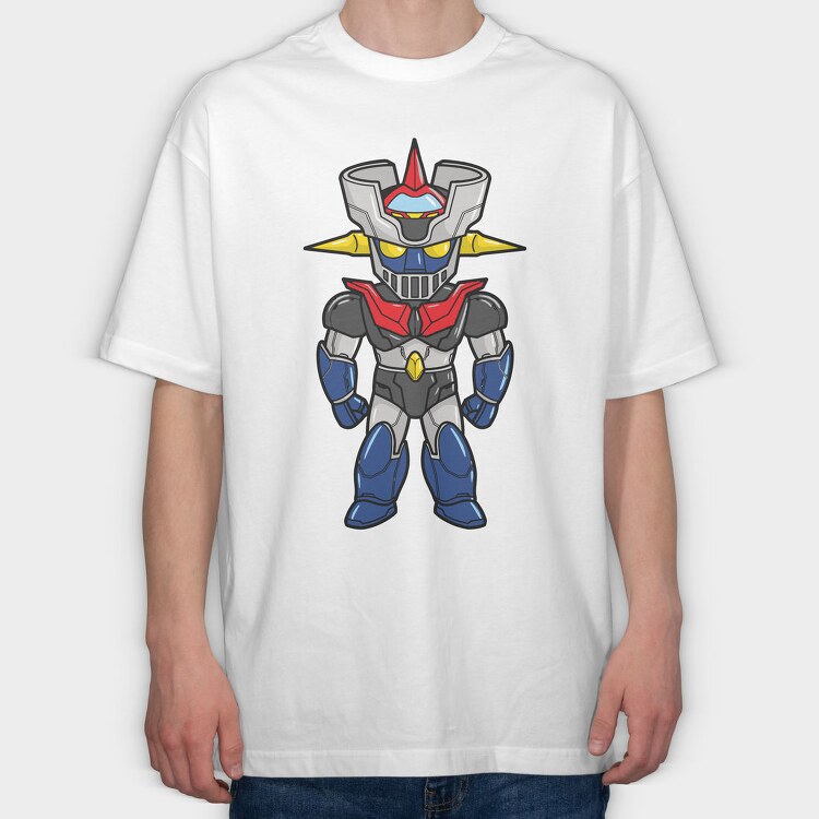 Robotic Warrior, Tricou Oversize Barbati (Unisex)
