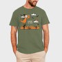Game Over Dinosaur, Tricou Barbati (Unisex)