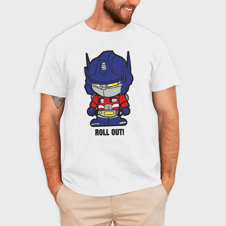 Optimus Roll Out, Tricou Barbati (Unisex)