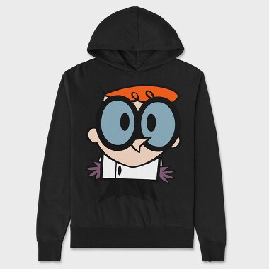 Cartoon Retro Dexter Laboratory 3, Hanorac Oversize Barbati (Unisex)