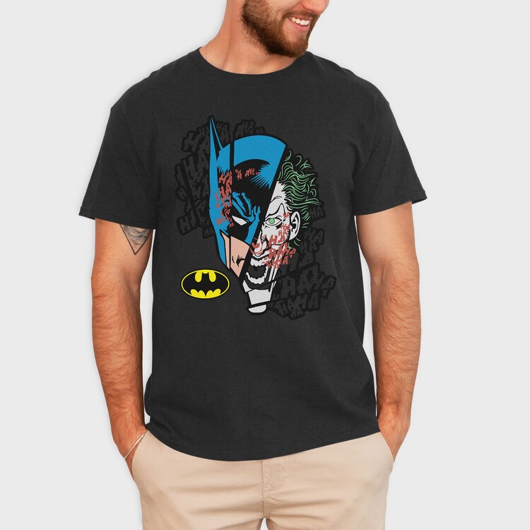 Batman Jocker, Tricou Barbati (Unisex)
