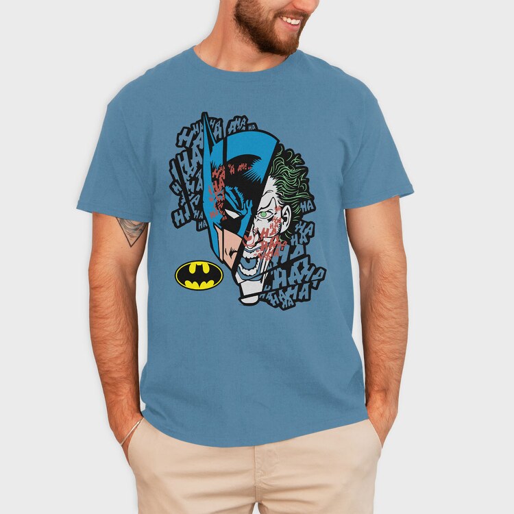 Batman Jocker, Tricou Barbati (Unisex)