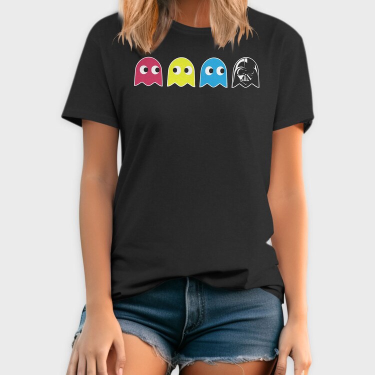 Pacman Ghosts, Tricou Barbati (Unisex)