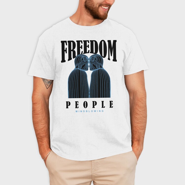 Freedom People 2, Tricou Barbati (Unisex)