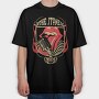 Rolling Stones Lips, Tricou Oversize Barbati (Unisex)
