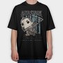 Arya Stark Wolf, Tricou Oversize Barbati (Unisex)