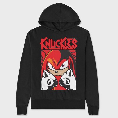 Knuckles, Hanorac Oversize Barbati (Unisex)