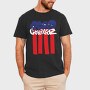 Patriotic Gorillaz, Tricou Barbati (Unisex)