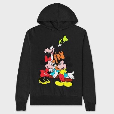 Cartoon Retro Disney 6, Hanorac Oversize Barbati (Unisex)