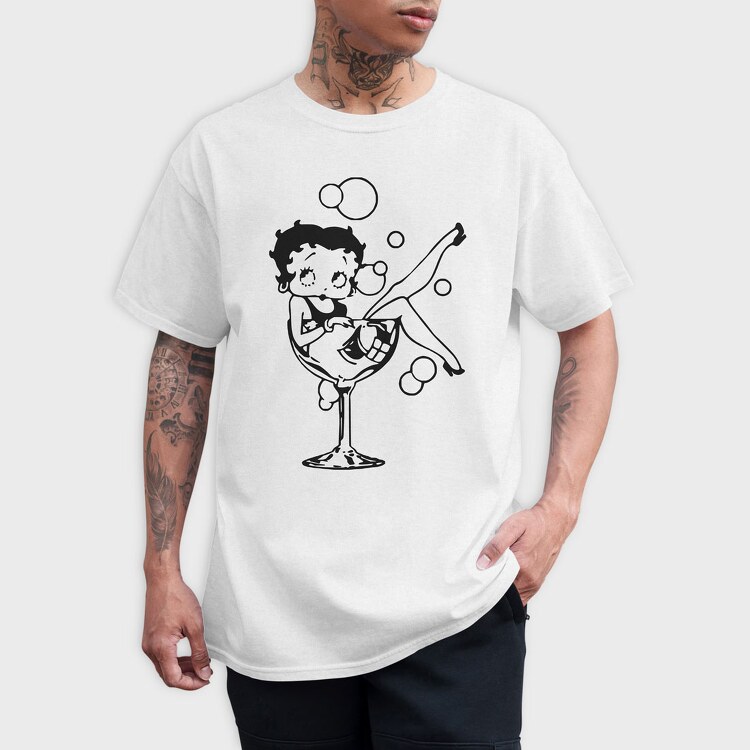 Betty Boop 59, Tricou Barbati (Unisex)