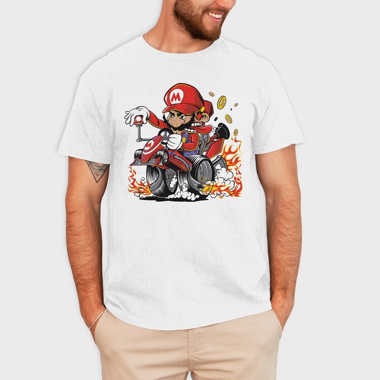 Mario Kart Speed, Tricou Barbati (Unisex)