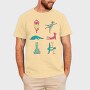 Animals Doing Yoga, Tricou Barbati (Unisex)