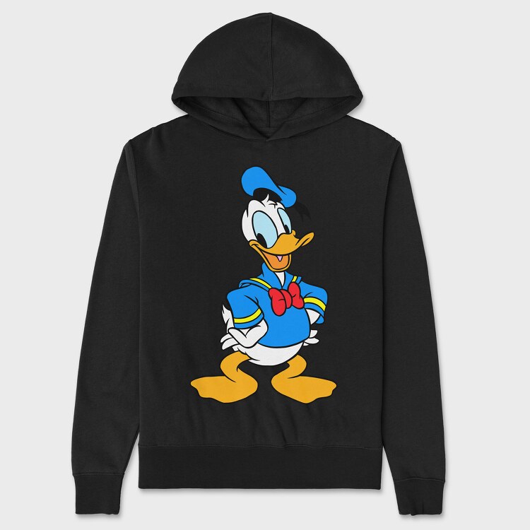 Hanorac Barbati (Unisex), Cartoon Retro Donald Duck 5