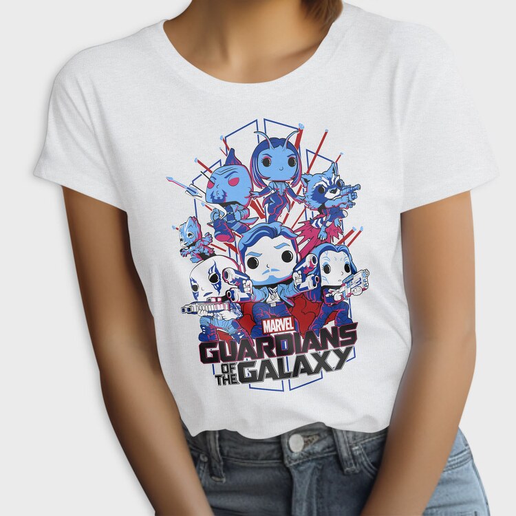 Guardians Of The Galaxy Pop Art, Tricou Femei