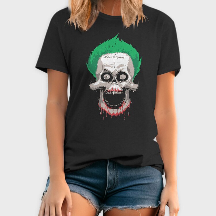 Damaged Joker, Tricou Barbati (Unisex)