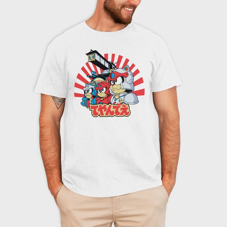 Megaman Trio, Tricou Barbati (Unisex)